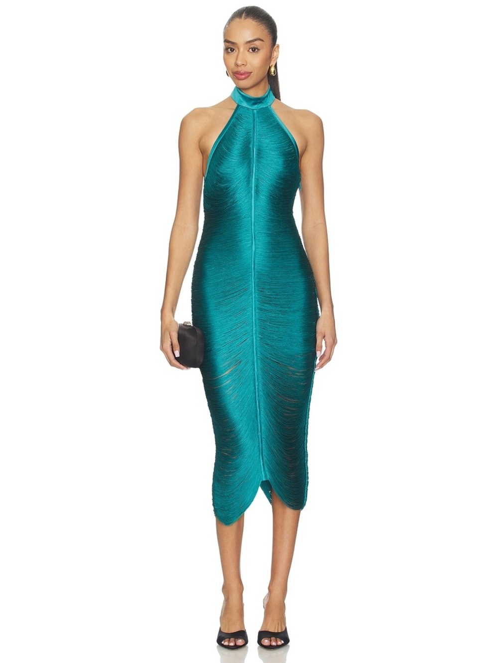 NBD Nargis Midi Dress in Teal